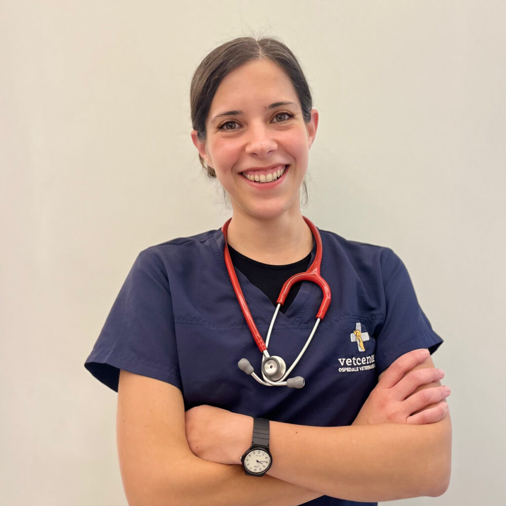 Dott.ssa Greta Manfrin La Dott.ssa Greta Manfrin, medico veterinario dell'Ospedale Veterinario 24H VetCenter di Parma
