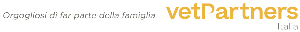 Logo con testo: Orgogliosi di far parte della famiglia VetPartners Italia